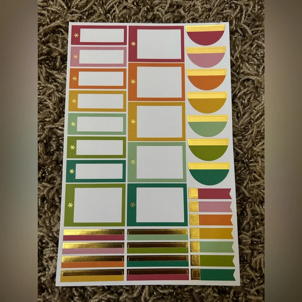 Erin Condren 7 Sheet Sticker Bundle #2 of 5